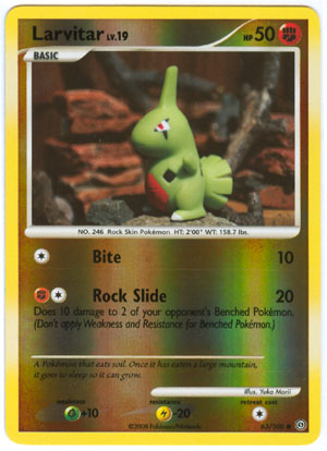 Larvitar - 63/100 - Common - Reverse Holo