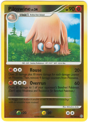 Piloswine - 46/100 - Uncommon - Reverse Holo