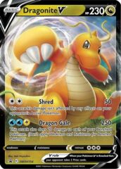 Dragonite V SWSH154 Holo Promo - Dragonite V Box