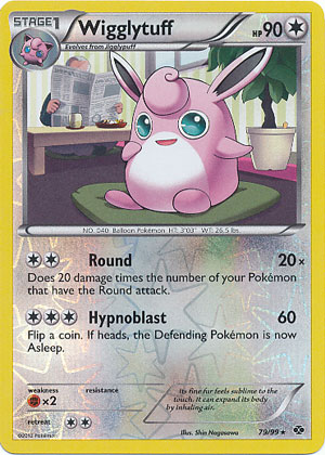 Wigglytuff - 79/99 - Rare - Reverse Holo