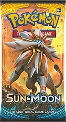 Pokemon Sun & Moon SM1 Base Set Booster Pack - Solgaleo Pack Art