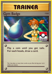 Gym Badge (Misty) Sheen Holo Promo XY204 - 2017 Pokemon League Exclusive