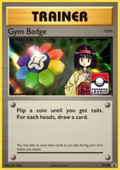 Gym Badge (Erika) Sheen Holo Promo XY206 - 2017 Pokemon League Exclusive