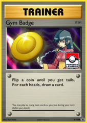 Gym Badge (Sabrina) Sheen Holo Promo XY208 - 2017 Pokemon League Exclusive