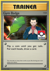 Gym Badge (Giovanni) Sheen Holo Promo XY210 - 2017 Pokemon League Exclusive