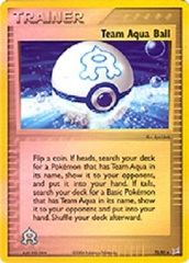 Team Aqua Ball - 75/95 - Uncommon - Reverse Holo