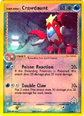 Team Aqua's Crawdaunt - 14/95 - Rare - Reverse Holo