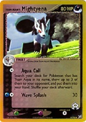 Team Aqua's Mightyena - 30/95 - Uncommon - Reverse Holo