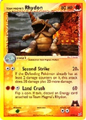 Team Magma's Rhydon - 22/95 - Rare - Reverse Holo