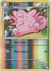 Clefable - 3/123 - Rare - Reverse Holo