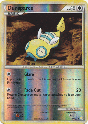 Dunsparce - 41/123 - Uncommon - Reverse Holo