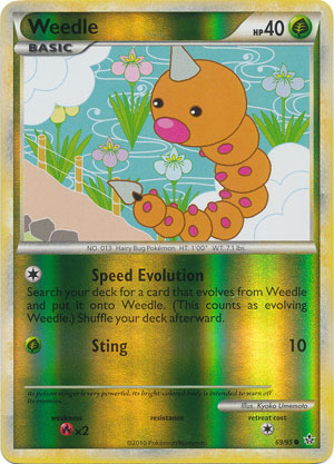 Weedle - 69/95 - Common - Reverse Holo