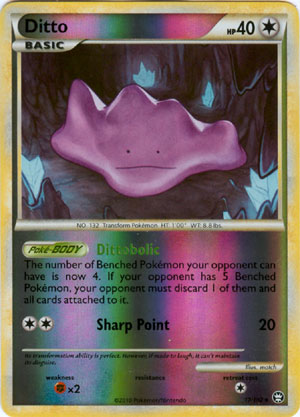 Ditto - 17/102 - Rare - Reverse Holo