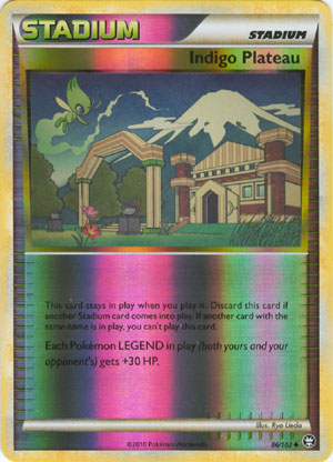 Indigo Plateau - 86/102 - Uncommon - Reverse Holo