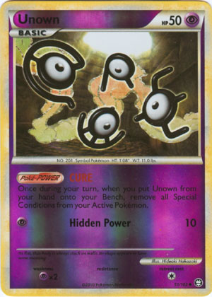 Unown - 51/102 - Uncommon - Reverse Holo