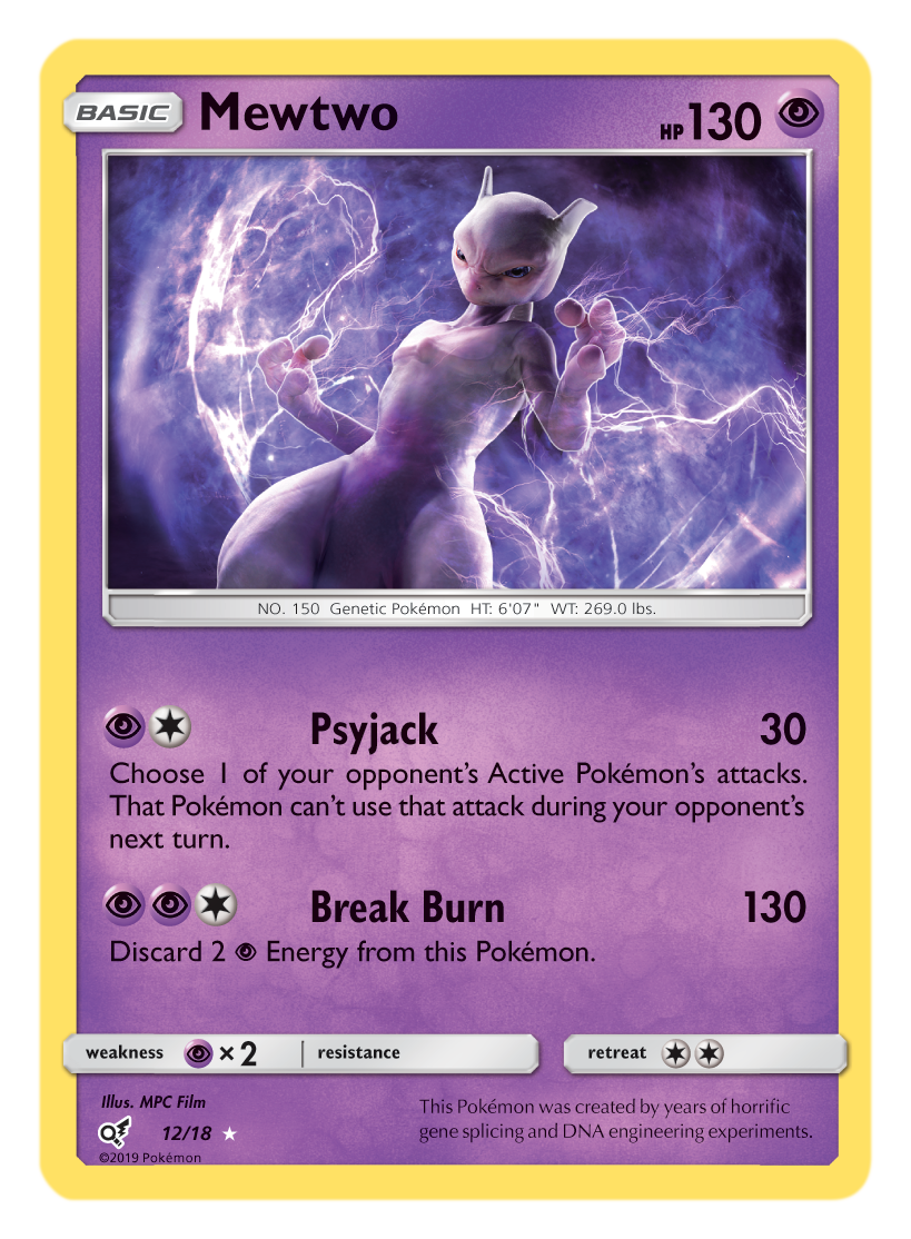 Mewtwo - 12/18 - Holo Rare