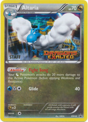 Altaria BW48 Tinsel Holo STAFF Promo - Dragons Exalted Prerelease