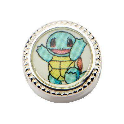 Squirtle & Pokeball Sterling Silver Bead Charm