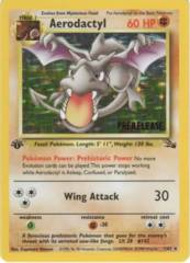 Aerodactyl 1/62 Starlight Holo Promo - Fossil Prerelease