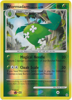 Wormadam Plant Cloak - 49/99 - Uncommon - Reverse Holo