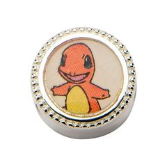 Charmander & Pokeball Sterling Silver Bead Charm