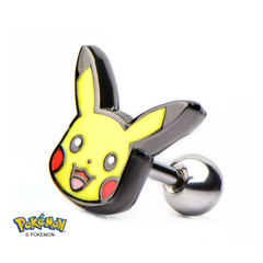 Pikachu Head 14g 316L Cartilage Earring