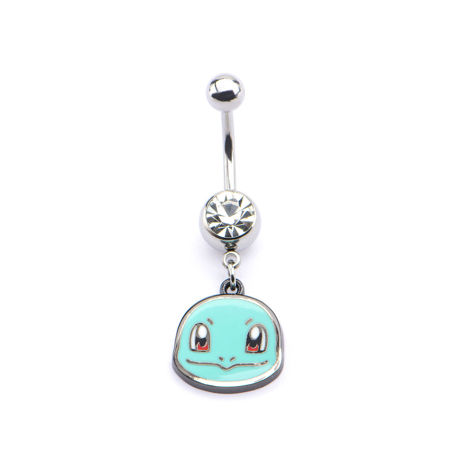 Squirtle Head 14-Gauge 7/16 Navel Dangle