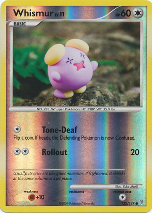 Whismur - 132/147 - Common - Reverse Holo