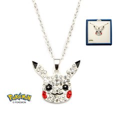 Pikachu Head Silver-Plated Necklace