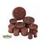 Master Ball Wood Ear Plug – 2-Gauge