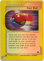 Fast Ball - 124/144 - Uncommon - Reverse Holo