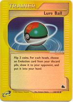 Lure Ball - 128/144 - Uncommon - Reverse Holo