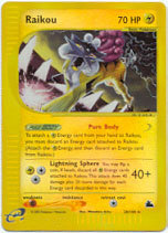 Raikou - 28/144 - Rare - Reverse Holo