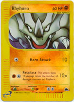 Rhyhorn - 91/144 - Common - Reverse Holo