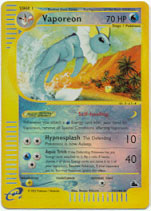 Vaporeon - 33/144 - Rare - Reverse Holo