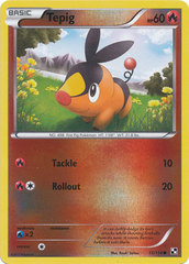 Tepig - 15/114 - Common - Reverse Holo