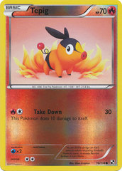 Tepig - 16/114 - Common - Reverse Holo