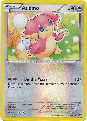 Audino - 85/101 - Uncommon - Reverse Holo