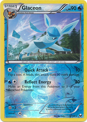 Glaceon - 30/108 - Rare - Reverse Holo