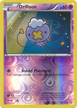 Drifloon - 49/124 - Common - Reverse Holo