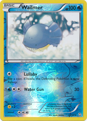 Wailmer - 25/124 - Uncommon - Reverse Holo