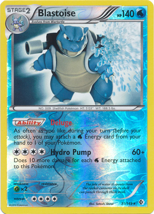 Blastoise - 31/149 - Reverse Holo