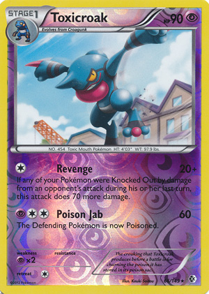 Toxicroak - 66/149 - Rare - Reverse Holo