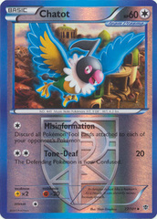 Chatot - 77/101 - Uncommon -  Reverse Holo