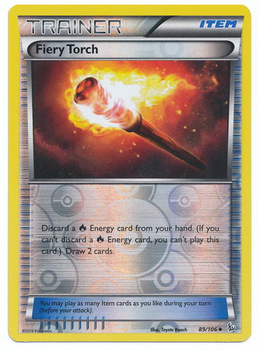 Fiery Torch - 89/106 - Uncommon - Reverse Holo
