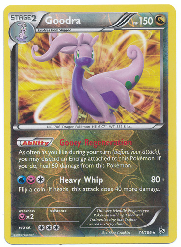 Goodra - 74/106 - Rare - Reverse Holo