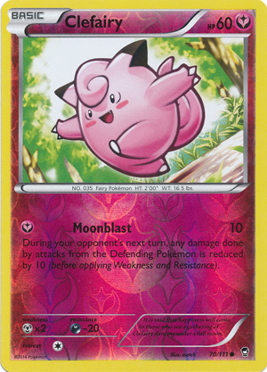 Clefairy - 70/111 - Common - Reverse Holo