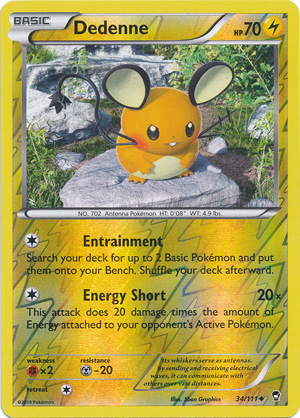 Dedenne - 34/111 - Uncommon - Reverse Holo