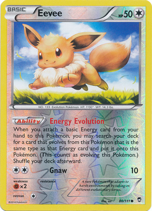 Eevee - 80/111 - Common - Reverse Holo