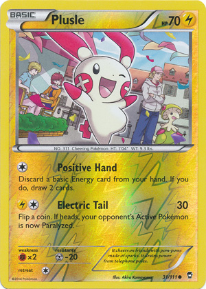 Plusle - 31/111 - Common - Reverse Holo